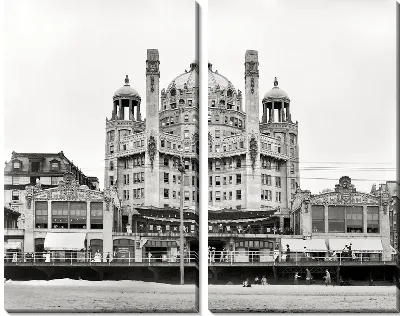 Модульная картина Отель в Атлантик сити (Hotel in Atlantic City)