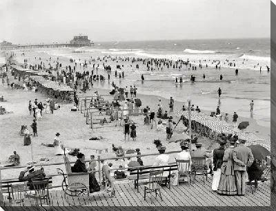 Постер Пляж в Атлантик сити (Beach in Atlantic City)