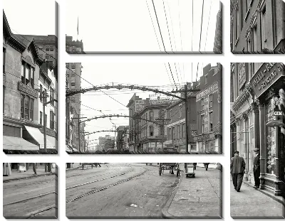 Модульная картина Улица (Street) №14