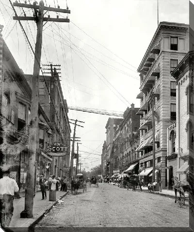 Постер Улица со столбами электропередач (Street)