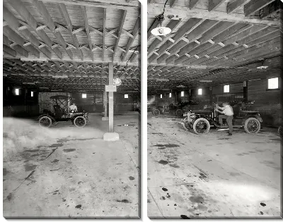 Модульная картина Парковка (parking)