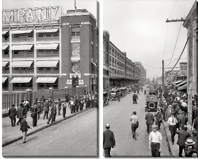 Модульная картина Завод Форда (Ford plant)