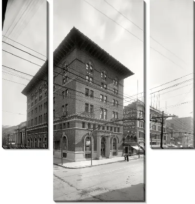 Модульная картина Фасад здания (The facade of the building) №3