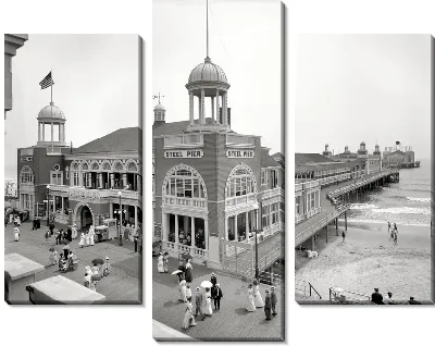 Модульная картина Пристань в Атлантик сити (Pier in Atlantic City)