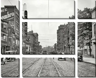 Модульная картина Трамвайные пути (Tramways)