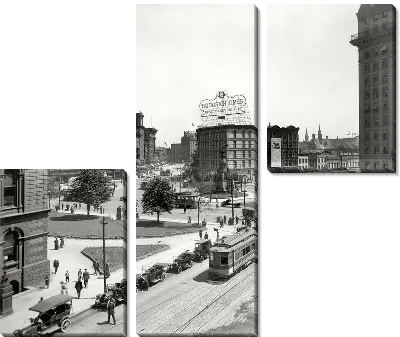 Модульная картина Детройт (Detroit) №4