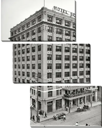 Модульная картина Здание отеля (The building)