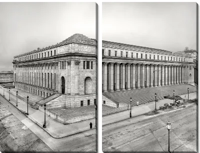 Модульная картина Здание с арками (Building with arches)