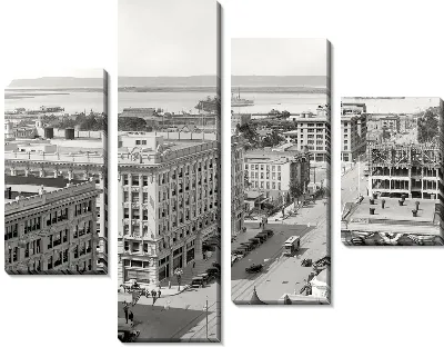 Модульная картина Вид на город (City view) №2