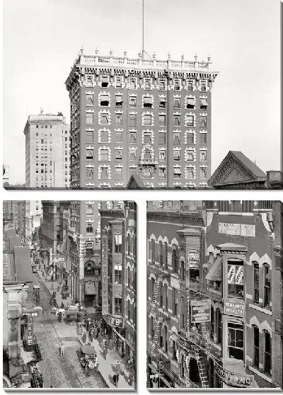 Модульная картина Вид на город (City view) №3