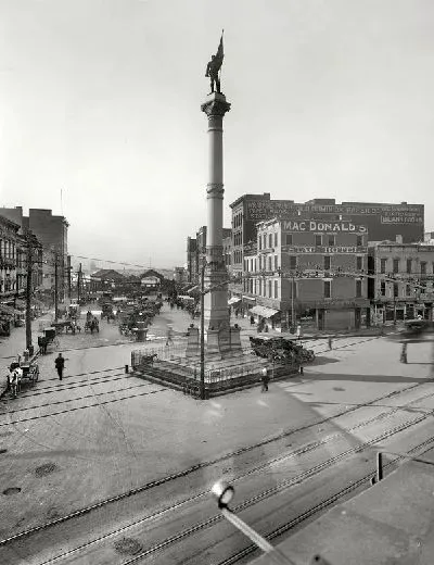 Плакат Памятник на площади (Monument on the square