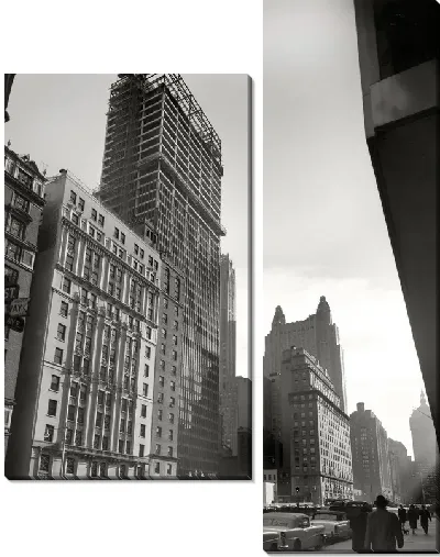 Модульная картина Строительство небоскреба (skyscraper construction)