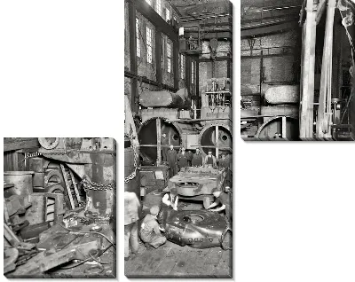 Модульная картина На заводе (The plant)