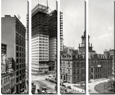 Модульная картина Строительство небоскреба (Skyscraper construction) №2