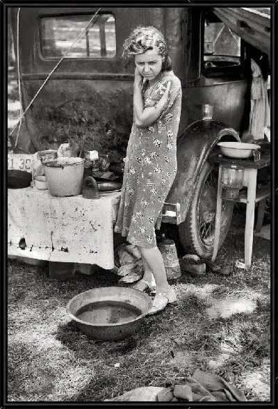 Картина Женщина возле машины (A woman near the car)