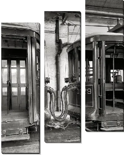 Модульная картина Трамвай (Streetcar) №5