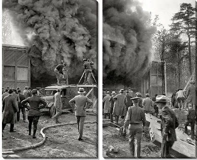 Модульная картина Пожар (Fire)