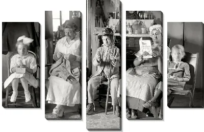 Модульная картина Женщины с детьми (Women with children)