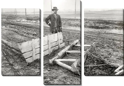 Модульная картина Дорожные работы (Roadworks)