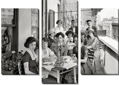 Модульная картина Кафе (Cafe) №4