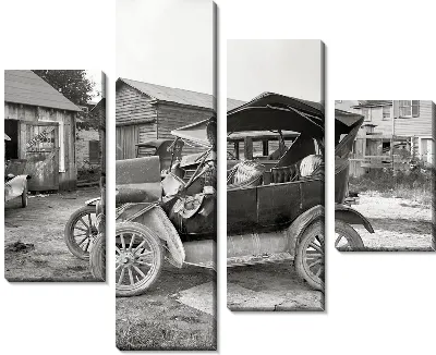 Модульная картина Ретро автомобиль (Retro car) №13