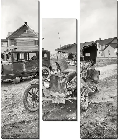 Модульная картина Ретро автомобиль (Retro car) №15