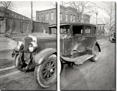 Модульная картина Ретро автомобиль (Retro car) №16