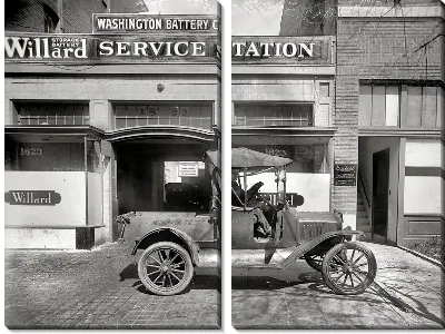 Модульная картина Ретро автомобиль (Retro car) №17