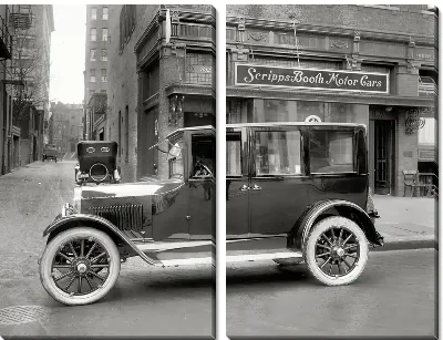 Модульная картина Ретро автомобиль (Retro car) №18