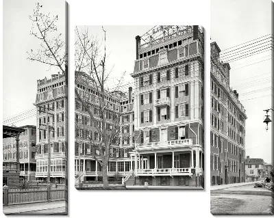 Модульная картина Жилые дома (Residential buildings)