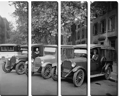 Модульная картина Ретро автомобили (Retro car) №2