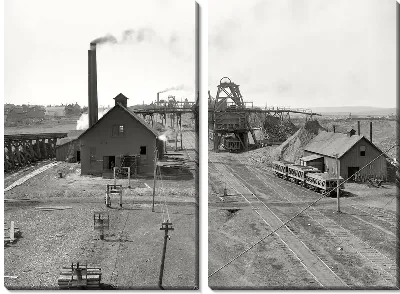 Модульная картина Фабрика (Factory) №2