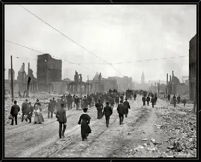 Картина После пожара (after the fire)