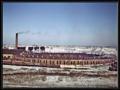 Картина Железнодорожных депо (Railroad depot)