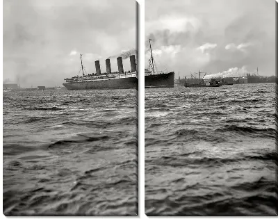 Модульная картина Пароход (Steamer) №12