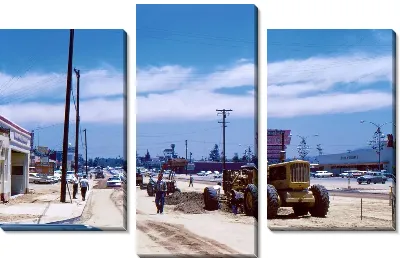 Модульная картина Прокладка дороги (Roadlaying)