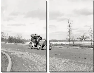 Модульная картина Ретро автомобили (Retro car) №4