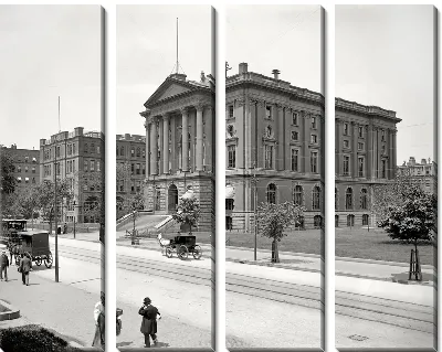 Модульная картина Бостон (Boston) №3