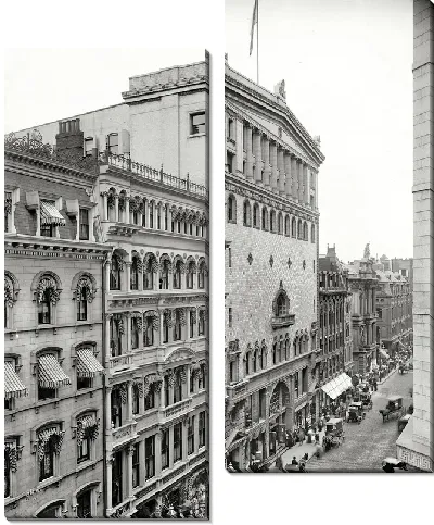 Модульная картина Здание в Бостоне (Building in Boston) №2