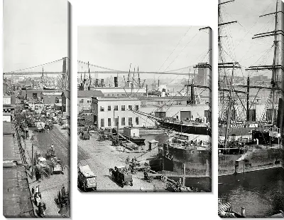 Модульная картина Порт в Нью-Йорке (Port of New York) №2