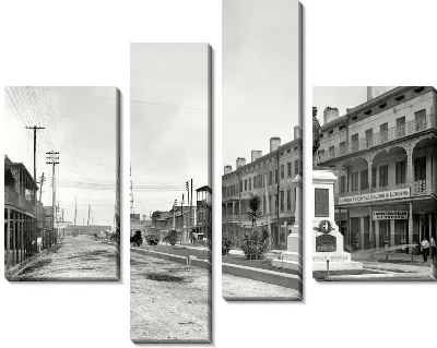 Модульная картина Город в США (City in the U.S.) №2