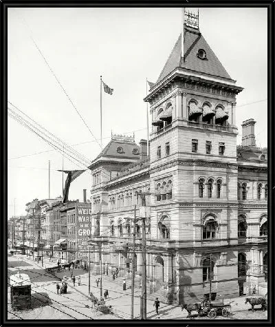 Картина Здание почты в Нью-Йорке (Post Office Building in New York City)