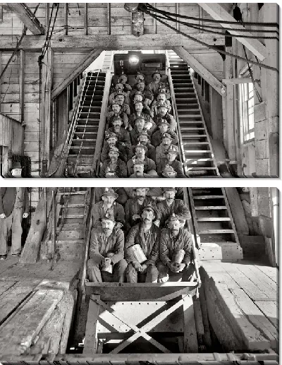 Модульная картина Шахтеры (Miners)