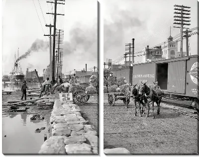 Модульная картина Новый Орлеан (New Orleans) №2