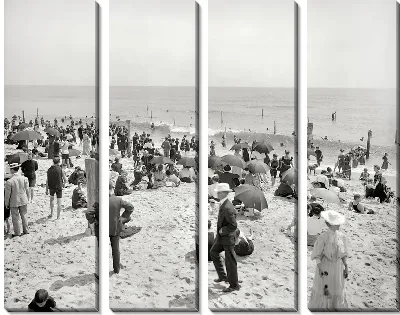 Модульная картина На пляже (On the beach) №6