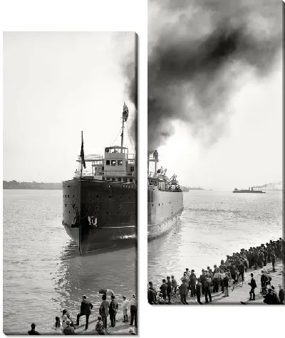 Модульная картина Пароход (Steamer) №14