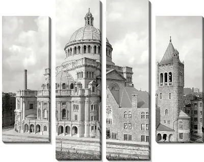 Модульная картина Собор (cathedral) №8