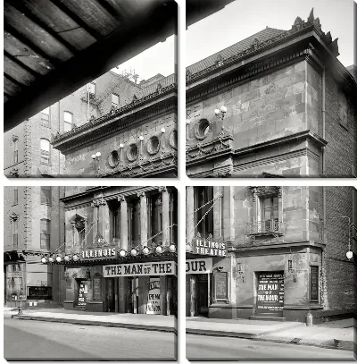 Модульная картина Театр в Чикаго (Theatre in Chicago)