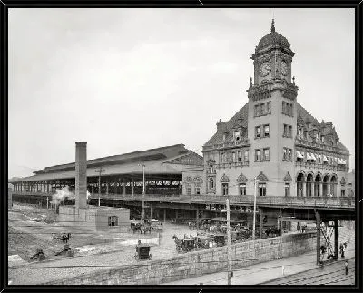 Картина Вокзал в США (Station in the U.S.) №2