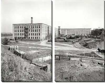 Модульная картина Завод (Plant) №2